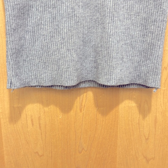 High Collar Grey Woolen Sweater Size 2 - Picture 3 of 6